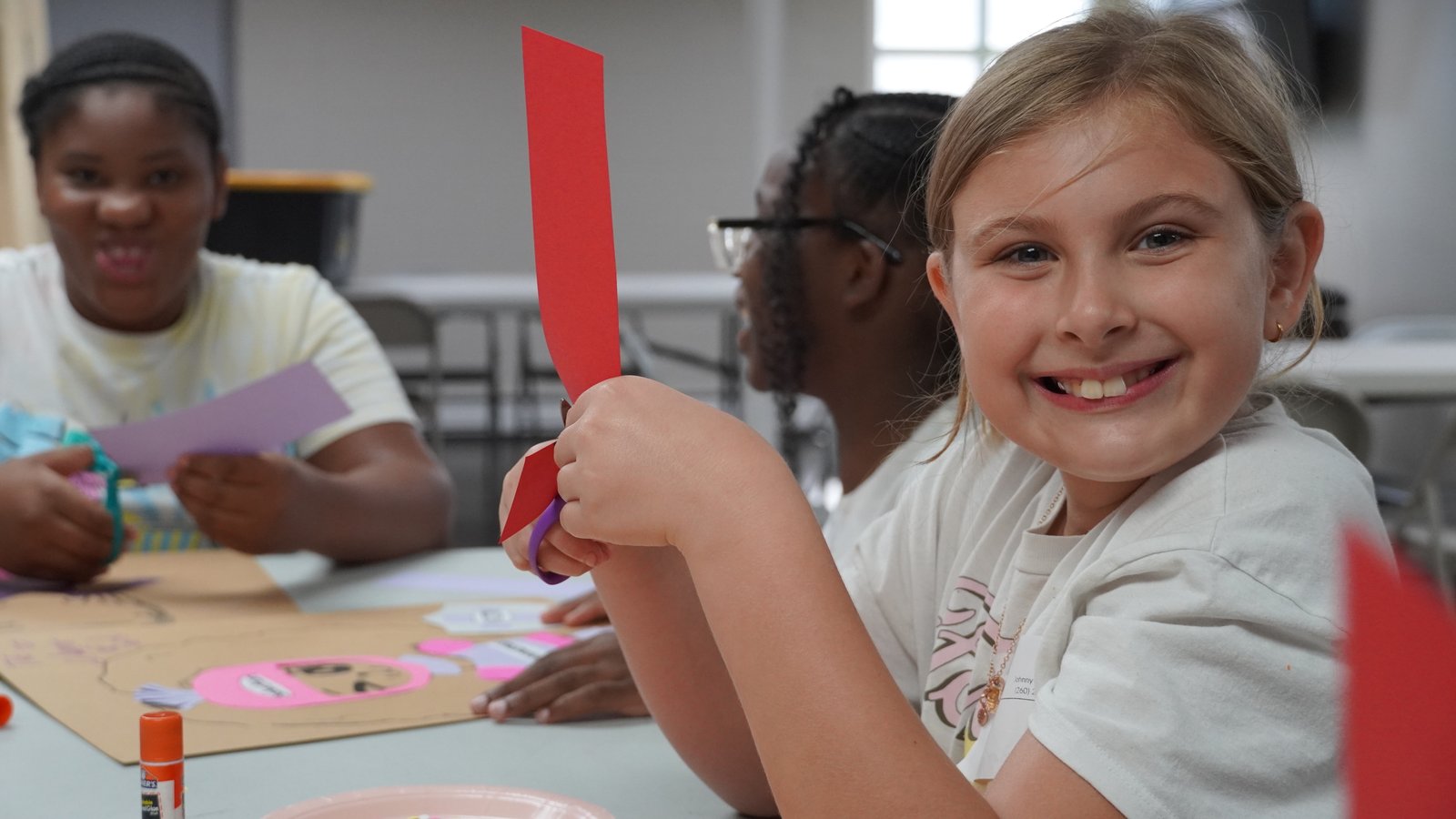 Kids participating in Vacation Bible School at Hope Church